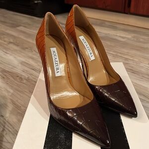Authentic Aquazzura Sahara Sunset Purist Pump Size 6 1/2 Uk 36 1/2